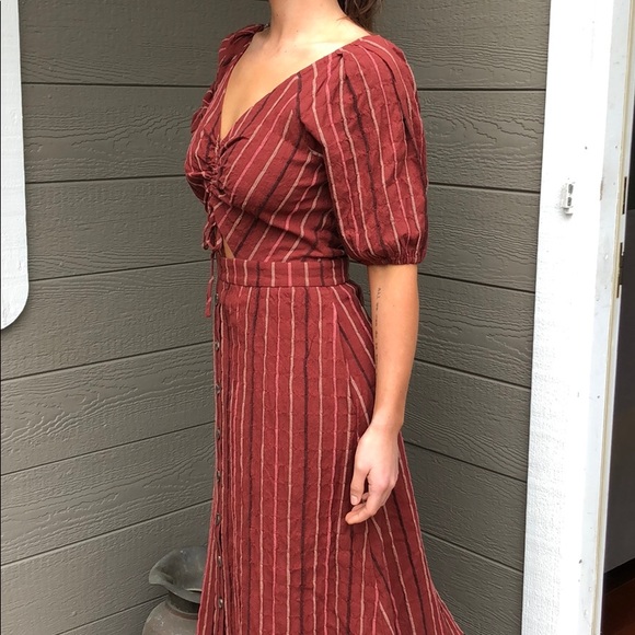 Main Strip Dresses & Skirts - Main Strip Prairie Synch Midi Dress
